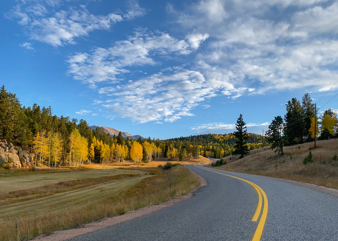 2019 - Catamount Trails near Pikes Peak, Colorado. October, 2019.
