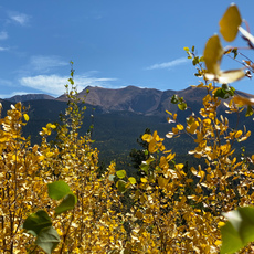 Catamount Trails near Pikes Peak, Colorado. October, 2019.