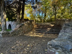 Pikes Peak Greenway Trail bike ride, Monument Valley Park, Colorado Springs, Colorado. October, 2025.