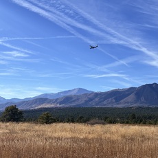 New Sante Fe Trail bike ride, US Air Force Academy, Colorado Springs, Colorado. November, 2025.